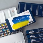 Набір акварельних фарб 'Класика', в металевому пеналі, 35 кол., кювета, ROSA Gallery 340035