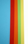 Набор цветная бумага А4/160gsm, 5*10, (50), Rainbow Pask Deep (интенсив), Spektra Color