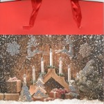 Пакет новогодний; 23 * 16 * 11см; 4 дизайны; арт. 8950G; ANGEL GIFTS 8950G