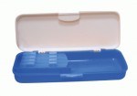 Пенал пластиковый с застежкой, 'BLUE' CF85994 CF85994