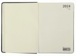 Щоденник датований 2024 BRAVO, A6, зелений, штуч. шкіра/поролон, BM.2523-04 BM.2523-04