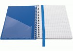 Блокнот кишеньковий А6, пластикова обкладинка, бічна спіраль, з кишенькою і закладкою, 60 арк. Е20249 Е20249