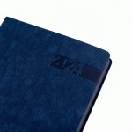 Ежедневник датированный А5 2024, 'Boss', мягкий, 368 стр., синий, 252417, Leo Planner 252417