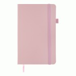 Книга записна ETALON 125*195, 96 арк., клітинка, обкл. штучна шкіра, рожевий, BM.291160-10 BM.291160-10