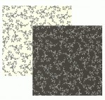 Набір паперу для скрапбукінгу Noir et Chic, 15Х15 см. двохсторонній+глітер, 64арк. FEPAD055