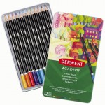Набор цветных карандашей 'Academy '12 цв. в мет. коробке DERWENT