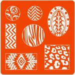 Молд силиконовый Patterns, 9,52x9,52см, Mod Podge