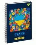 Зошит для записів YES А5/80 од.спіраль 'Ukraine 2', 151732 151732