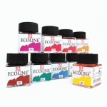 Краска акварельная жидкая Ecoline, Зеленый лес 656, 30мл, Royal Talens 656