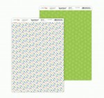 Набор дизайнерской бумаги двусторонняя Нежность цветов, А4, 250г/м2, 8л. 5310062