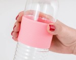 Пляшка для води, рожева, 22х7см, 420мл, 705614 705614