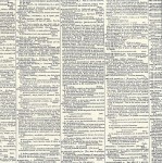 Набор односторонней бумаги для скрапбукинга 15 * 15 см. 48 листов Newsprint, American Crafts