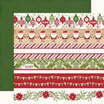 Набор двусторонней бумаги для скрапбукинга I Love Christmas, 30х30см, 12л + 2наклейкы, ILC114016 ILC114016
