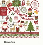 Набір двостороннього паперу для скрапбукінгу I Love Christmas, 30х30см, 12арк+2наклейки, ILC114016 ILC114016