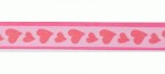 Скотч паперовий самоклеючий 'Рожеві сердечка', 1.5см*5м, 740574 740574