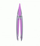 Циркуль в твердому футлярі START ERGO рожевий, KIDS Line, ZB.5350ES-10 ZB.5350ES-10