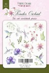 Набір паперових висічок для скрапбукінгу 'Tender Orchid' 49шт. FDSDC-04041 FDSDC-04041