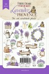 Набір паперових висічок для скрапбукінгу 'Lavender provence' 54шт. FDSDC-04064 FDSDC-04064