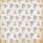 Набор двусторонней бумаги для скрапбукинга 30,5 * 30,5см 'Lavender Provence', 200г / м2, 10 л., 01064 01064