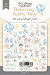 Набор бумажных висичок для скрапбукинга 'Dreamy baby Boy' 55шт. FDSDC-04080 FDSDC-04080