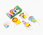 Игра с пуговицами 'Зверюшки' для самых маленьких, VT2905-12 (укр.), Vladi Toys VT2905-12