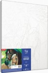 Набір-стандарт, картина за номерами, акриловий живопис, 'Коні', 35*45см, ROSA START