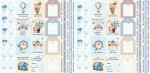 Набір двостороннього паперу для скрапбукінгу 30,5*30,5см 'Cutie sparrow boy' 200г/м2, 10 арк., 01096 01096