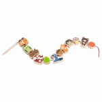 Іграшка дерев’яна 'Шнурівка Лісові тварини', Forest Beads, 3634, CLASSIC WORLD 3634