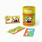 Пазл и игра 'Зоология для Малышей. Хвостатые Друзья ', 10 карточек, 200109, Dodo Toys 200109