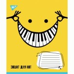 Нотная тетрадь А5, 12 листов, Smile The Sound, 764884, Yes 764884