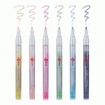 Набір маркерів двоколірних 'Santi outline', 0,8 мм, 6 кольорів, 390590 390590