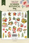 Набір паперових висічок для скрапбукінгу 'Summer botanical diary' 58шт. FDSDC-04107 FDSDC-04107