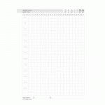 Ежедневник недатированный 9068, кожзам., А5 твердая обложка, 320стр., 70гр., клетка, Bourgeois, ФРЕШ 9068