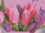 Алмазна мозаїка 'Ніжні тюльпани', 30*40см, 954077, Santi 954077
