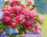 Алмазна мозаїка 'Ароматні квіти', 30*40см, 954074, Santi 954074