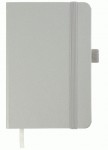 Блокнот діловий, ETALON 95*140, 96арк, клітинка, обкл. штучна шкіра, срібний,  ВМ.296160-24 ВМ.296160-24