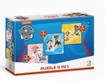 Пазл 3 в 1 'Paw Patrol', 25, 36 та 54 елементи, 20х20см. 200154, DoDo Toys 200154