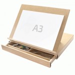 Мольберт-планшет настільний А3+, 50*8,5*38см, з шухлядою ХДФ, в упаковці Rosa Studio