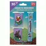 Закладки магнітні Yes 'Minecraft.Spring', 3 шт., блакитні, 708344 708344