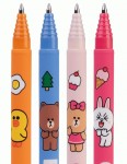Ручка гелева Yes пиши-стирай 'Line Friends' 0,5 мм., синя, 420377 420377