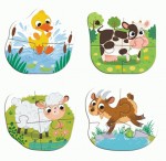 Пазл 4 в 1 'Baby puzzle. День на фермі', DoDo, 300687 300687