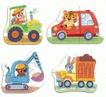 Пазл 4 в 1 'Baby puzzle. Транспорт', DoDo, 300685 300685