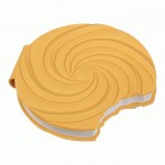 Блокнот SWEET WHIRL, 90х90мм, 80 арк., нелін., ароматизована Soft touch обк., KIDS Line, ZB.12470-49 ZB.12470-49