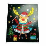 Набір для творчості серія 'Мозаїка з паєток' Зимова серія, НТ-37, Апельсин НТ-37