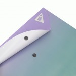 Папка-конверт YES А4 на кнопці 'Fusion', фіолетово-зелена, 492293 492293