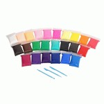 Набір повітряного пластиліну для ліплення 24 шт., KIDS Line, ZB.6297 ZB.6297