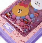 Пенал твердий HP-03 одинарний з клапаном, 'Line Friends Always Together', YES 533731 533731