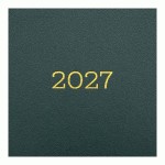 Щоденник датований 2027 SIMPLE, A5, зелений, бумвініл, BM.21166-04 BM.21166-04
