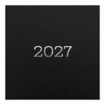 Щоденник датований 2027 SIMPLE, A5, чорний, бумвініл, BM.21166-01 BM.21166-01