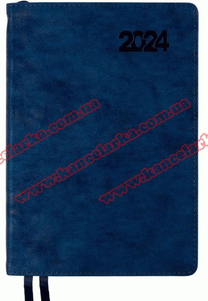 Щоденник А5 дата Leo Planner 'Case', інтегральний, 368 стор., т. синій, 252427 252427